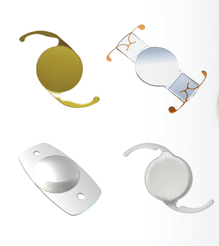 4 modelos de lentes intraoculares